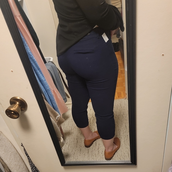 BNWT High waisted Slim fit Crop Dress Pants - Picture 5 of 9